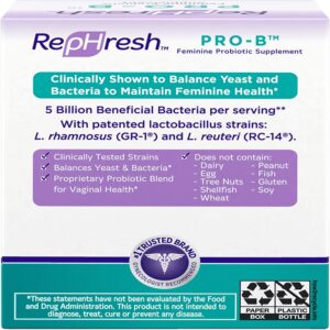 Rephresh Pro-B Probiotic Feminine Supplement Capsule, 30 ct - Image 4