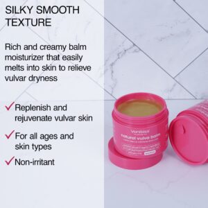 Vanibiss Natural Vulva Balm - Vulvar Intimate Moisturizer - Estrogen Free (Size: 2oz) - Image 3