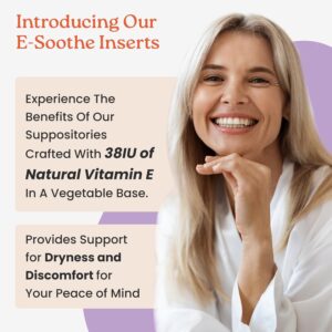 NewLife Naturals Vitamin E Suppositories – Vaginal Moisturizer for Dryness Irritation Menopause - 24 Inserts - Image 3