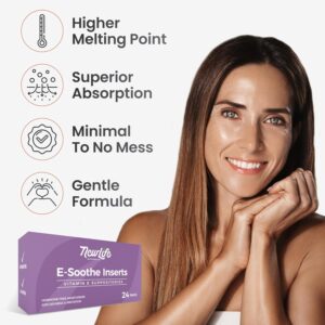 NewLife Naturals Vitamin E Suppositories – Vaginal Moisturizer for Dryness Irritation Menopause - 24 Inserts - Image 6