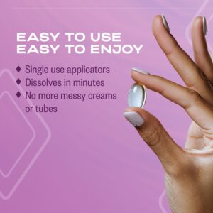 K-Y Liquibeads, Silicone Base Lube For Sexual Wellness, Menopause Comfort, Vaginal Moisturizer, 6 Ovules and Applicators - Image 5