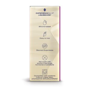 K-Y Liquibeads, Silicone Base Lube For Sexual Wellness, Menopause Comfort, Vaginal Moisturizer, 6 Ovules and Applicators - Image 13