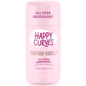 Happy Curves Aluminum & Talc Free Whole Body Deodorant for Women, Tahitian Vanilla, Stick, 2.65 oz - Image 9
