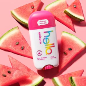 hello Unicorn Aluminum Free Deodorant for Women and Men with Shea Butter, 24-Hour Freshness, Baking Soda Free Deodorant, Dermatologically Tested, 2.6 oz Stick - Image 5