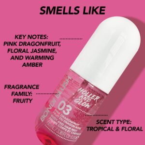 Holler And Glow Bondi Blush Pink Dragon Fruit Body & Hair Mist, 100ml/3.38 fl oz - Image 3