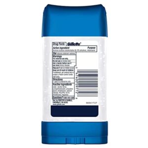 Gillette Clear Gel Antiperspirant and Deodorant for Men Cool Wave Scent 3.8 oz 3 Pack - Image 16