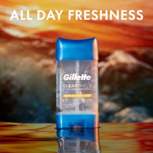 Gillette Clear Gel Antiperspirant and Deodorant for Men Tropical Breeze Scent 3.8 oz - Image 8