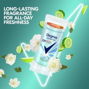 Degree Advanced Women's Antiperspirant Deodorant Stick Twin Pack Shower Clean, 2.6 oz - Image 4