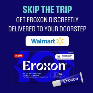 Eroxon Erectile Dysfunction Treatment Gel, Clinically Proven Topical Gel, 4 Single Use Tubes - Image 15