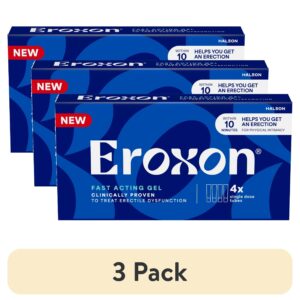 Eroxon Erectile Dysfunction Treatment Gel, Clinically Proven Topical Gel, 4 Single Use Tubes - Image 17