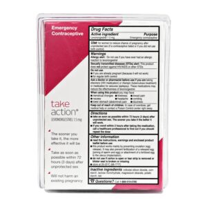 Take Action Emergency Contraceptive, Levonorgestrel 1.5 mg - Image 5
