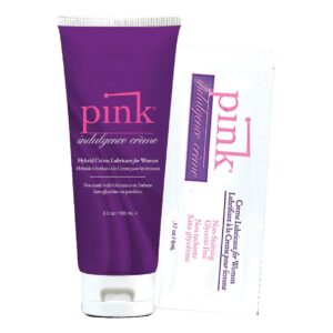 PINK Indulgence Cream - Longer Lasting Water Based Cream Personal Lubricant for Women - 3.3oz Tube - Image 5