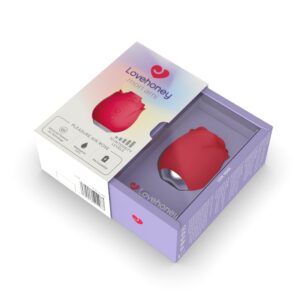 Lovehoney Mon Ami Pleasure Air Suction Vibrating Rose, Red - Image 13