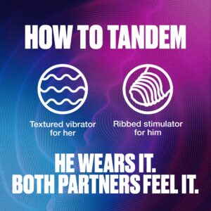 TROJAN Vibrations Tandem Couples Vibrating Ring, Personal Massager, 1 Count - Image 4