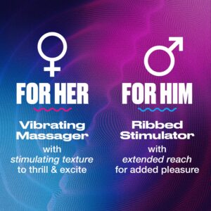 TROJAN Vibrations Tandem Couples Vibrating Ring, Personal Massager, 1 Count - Image 5