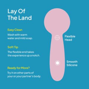 Hello Cake Pocket Wand Discreet Vibrator, Pink, 1 Count - Image 10