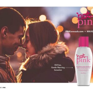 Hot PINK Lube - Water Based Warming Sexual Lubricant for Women - 2.8oz / 80 ml Bottle - DISCREET! - Image 4