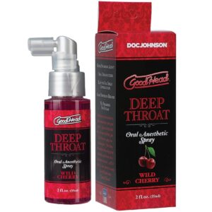 Doc Johnsons GoodHead Deep Throat Spray Blue Raspberry 2oz - Image 9