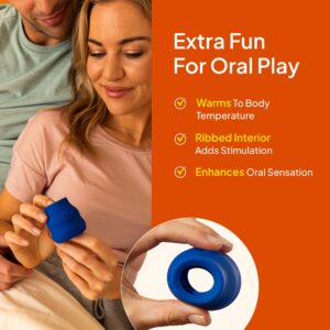 Hello Cake Silicon Oral Stroker Masturbator with Flavored Lube Sample - Image 3