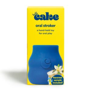 Hello Cake Silicon Oral Stroker Masturbator with Flavored Lube Sample - Image 10
