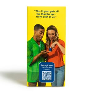 Hello Cake Silicon Oral Stroker Masturbator with Flavored Lube Sample - Image 11