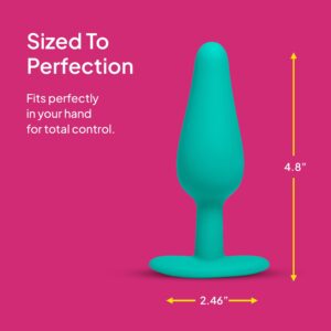 Hello Cake Rechargeable Waterproof Bullet Vibrator for Anal Play with 10 Modes, Teal, 1 Count - Image 7