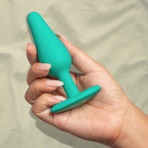 Hello Cake Rechargeable Waterproof Bullet Vibrator for Anal Play with 10 Modes, Teal, 1 Count - Image 10