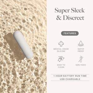 Ava Bullet HUM Wand Massager - Discreet & Compact Massager for Women - Bullet Vibrator - Purple - Image 5