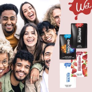Wet Variety Pack, Silicone & Water Based Personal Lubricant, 3ml (8 Pack) - Image 5