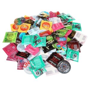 Adventure Condom Sampler, Latex, Variety Pack, 96-Count - Image 3