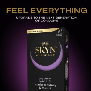 SKYN Elite Lubricated Non Latex Condoms, 36 Count - Image 9