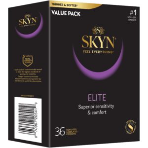SKYN Elite Lubricated Non Latex Condoms, 36 Count - Image 10