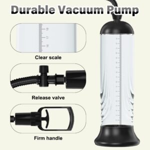 Vacuum Enhancement Pump, Adult Sex Toys for Men, Black, 10 Count - Image 4