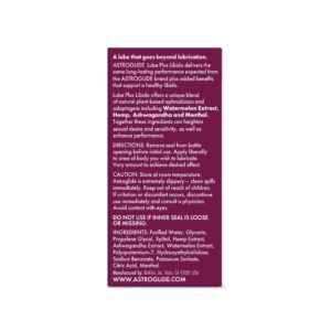Astroglide Lube Plus® Libido (2.5oz), Intimate Arousal Lube Heightens Desire and Sensitivity, Enhances Pleasure for Women, Men, Couples, Water Based, Easy Clean-Up, Paraben Free, Travel-Friendly Size - Image 6