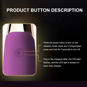 Birdsexy G-spot Vibrator Sex Toys for Women, Rechargeable 7 Vibrating Modes Clitoris Stimulator Nipple Massager, Purple - Image 4