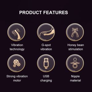 Birdsexy G-spot Vibrator Sex Toys for Women, Rechargeable 7 Vibrating Modes Clitoris Stimulator Nipple Massager, Purple - Image 6