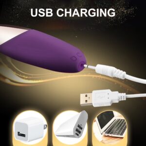 Birdsexy G-spot Vibrator Sex Toys for Women, Rechargeable 7 Vibrating Modes Clitoris Stimulator Nipple Massager, Purple - Image 8