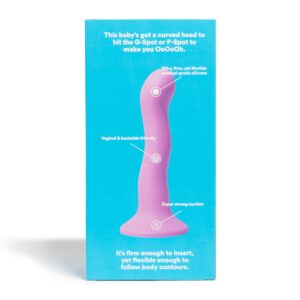 Hello Cake Pretty Big Dil, Body-Safe Silicone, Curved Dildo Toy for Vaginal or Backside Play - Image 7