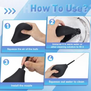 Anti Back-Flow Anal Douche for Men Women Private Hygienic, Large Capacity Leakproof Enema Bulb for Colon Detox and Constipation, Reusable - Image 12