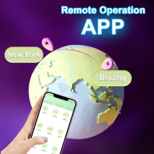 TLUDA Thrusting Vibrating Butt Plug Anal Vibrator APP Remote Sex Toys for Women,Men Prostate Massager Buttplug,Black - Image 6