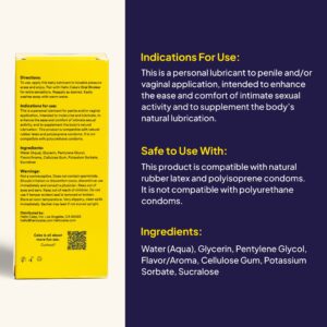 Hello Cake Water Based Flavored Lube Trio, 0.34 fl oz, 3 Count - Image 10