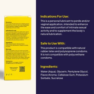 Hello Cake Water Based Flavored Lube Trio, 0.34 fl oz, 3 Count - Image 12