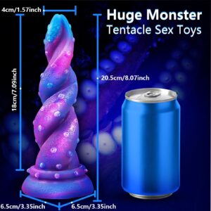 Female Adult Sex Toys Dildos Sex Toys 8.07 inch Huge Tentacle Adult Toy, Strong Suction Cup , G Spot Vibrator Sex Toy for Women Pleasure Hands-Free Play - Image 5