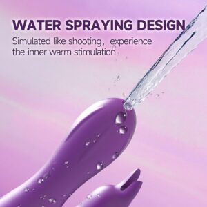 3-in-1 Heating Rabbit Vibrator G-spot Vibrator & Clitoris Stimulator, Adult Sex Toy with 7 Vibrating 3 Squirting Mode,Sex Toys for Female - Image 3