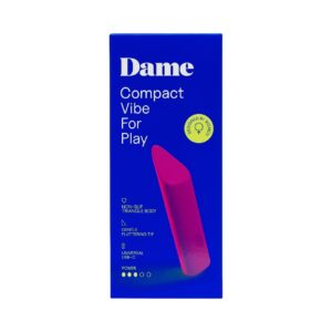 Dame Zig Softest Lipstick Bullet Vibrator for Women — USB-C Rechargeable, 3 Speeds, Waterproof, Squishy Fluttering Tip, Personal Massager, Travel-Sized, Ergonomic - Pink - Image 11