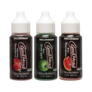 Doc Johnsons GoodHead Tingle Drops 1oz - 3 Pack - Image 3
