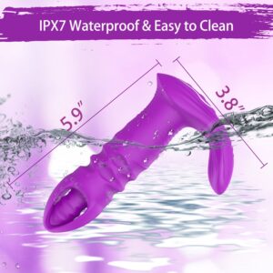 ESVOW Remote Control Thrusting Vibrator APP Wearable Female Sex Toys, Bluetooth Stimulator with 3 Thrusting 9 Vibrating Modes for Women Pleasure, Vibrating Panty Adult Toy for Couples - Image 6
