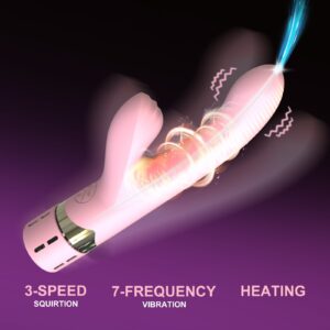 Obgado Squirting Vibrator G-spot & Clitoris Stimulator,3-in-1 Women Sex Toys with 3 Squirtion 7 Vibration Modes,Heating Adult Sex Toys for Women - Image 6