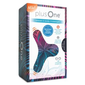 plusOne Breast+Body Warm Vibration Intimate Massager, Prevent Clogged Ducts, Menstrual Pain Relief - Image 15