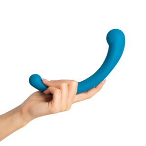 plusOne Vibrating Dual Arc Massager, 10 Vibration Settings, Teal, Waterproof - Image 10